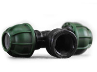 PE T-Stück 16mm-3/4" IG-16mm Schraub