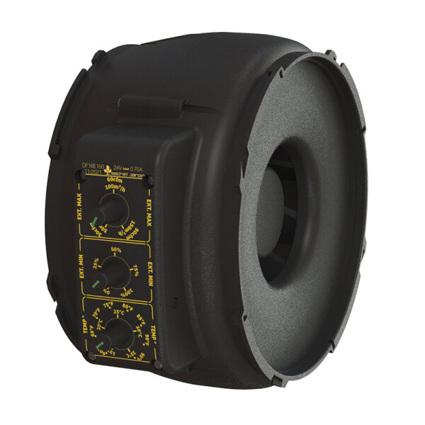 Secret Jardin DF16 Extractor EC Fan 50/100/150 m3/h Temp. Controlled
