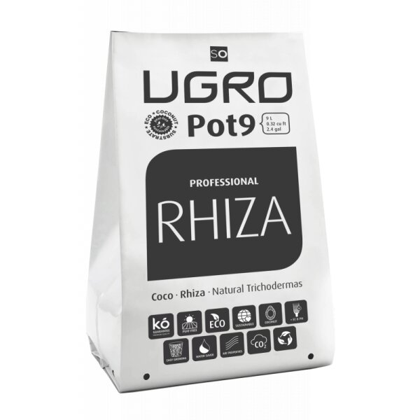 UGro Pot9 Professional Rhiza 9L - 900g - grow bag