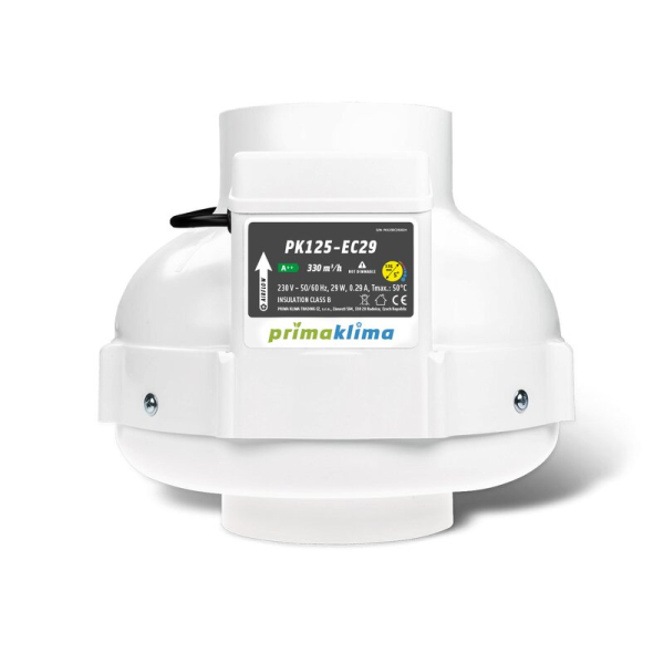 Prima Klima EC Ventilator 330m³/h 125mm Nicht Dimmbar