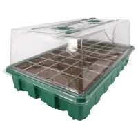 VDL LED-Gewächshaus mit Substrat, 38x24,5x19,5cm, 22W