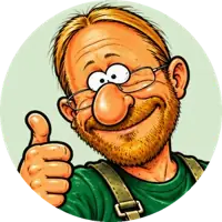 Gärtner-Maskottchen